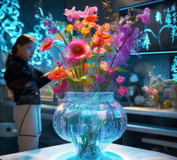 科技与创新，插花艺术的永恒智慧